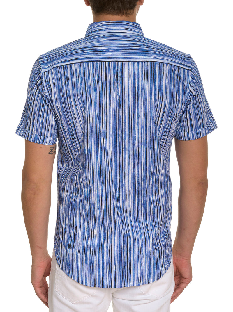 FLASH BACK SHORT SLEEVE BUTTON DOWN SHIRT