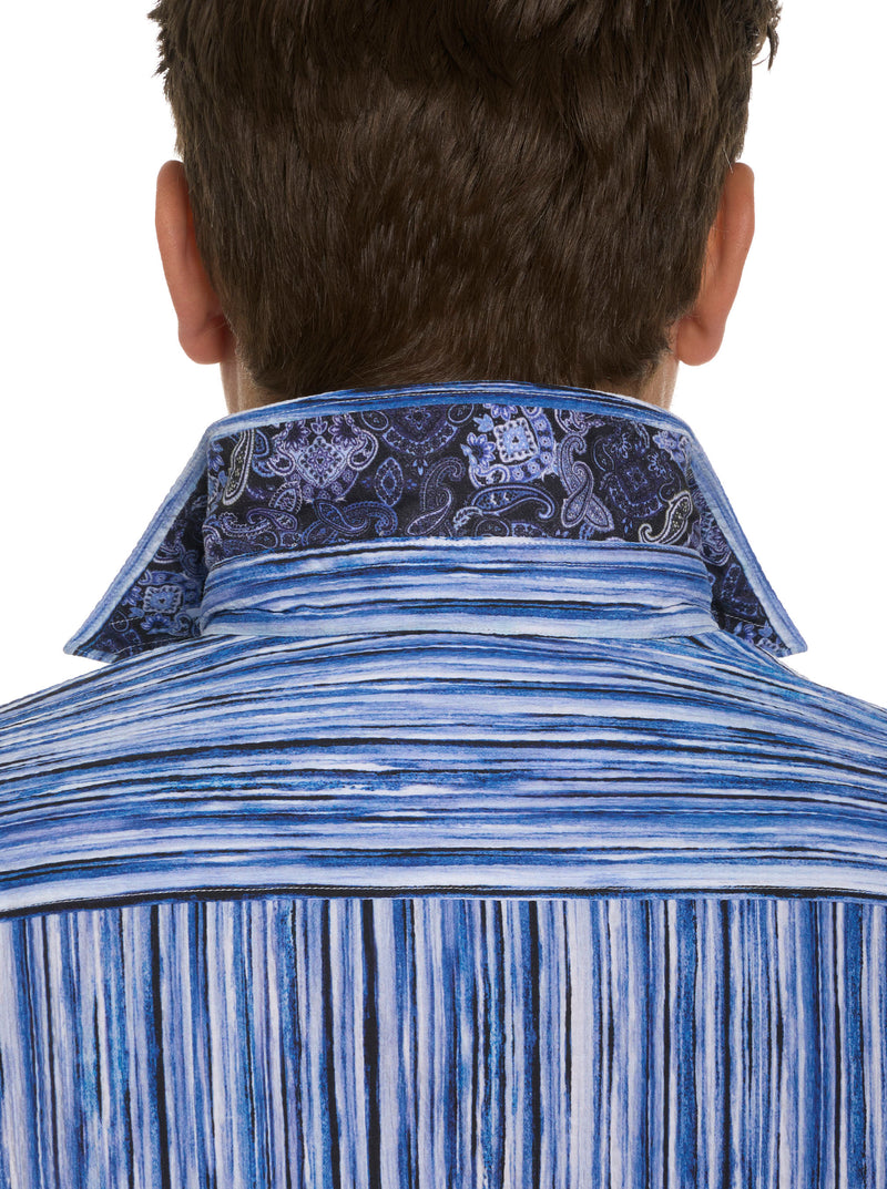 FLASH BACK SHORT SLEEVE BUTTON DOWN SHIRT