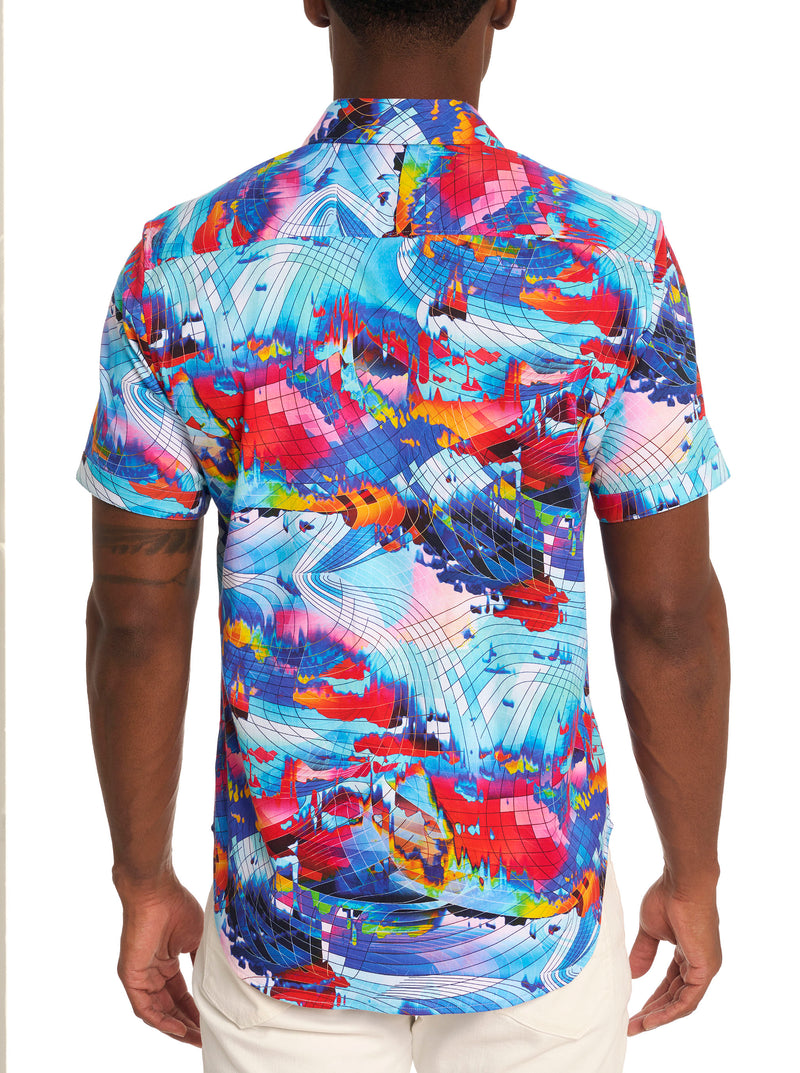 SPEEDBALL SHORT SLEEVE BUTTON DOWN SHIRT TALL