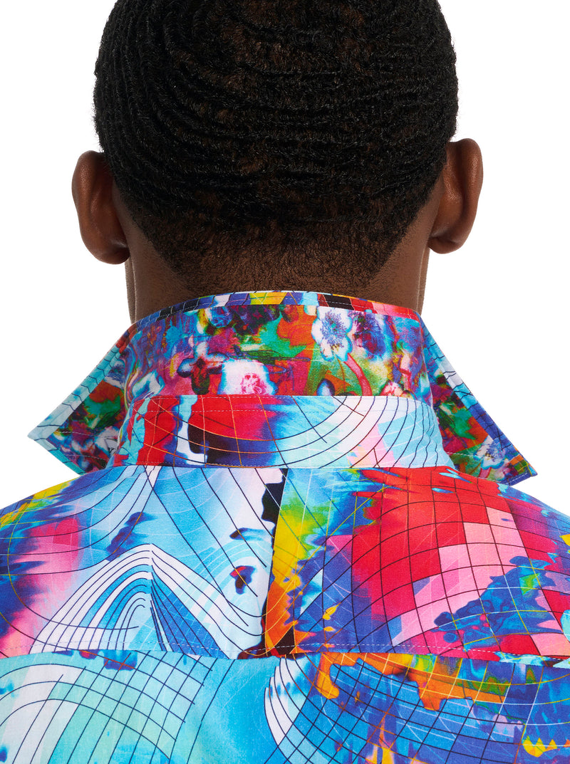 SPEEDBALL SHORT SLEEVE BUTTON DOWN SHIRT TALL