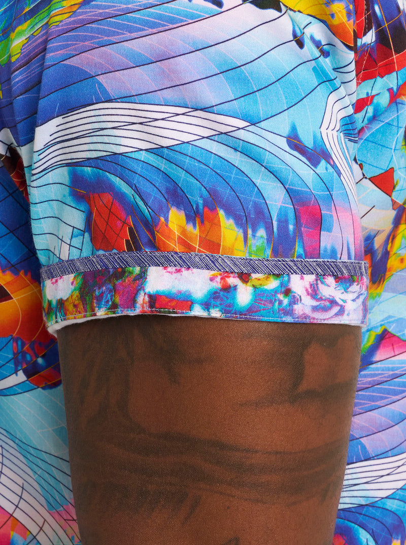 SPEEDBALL SHORT SLEEVE BUTTON DOWN SHIRT TALL
