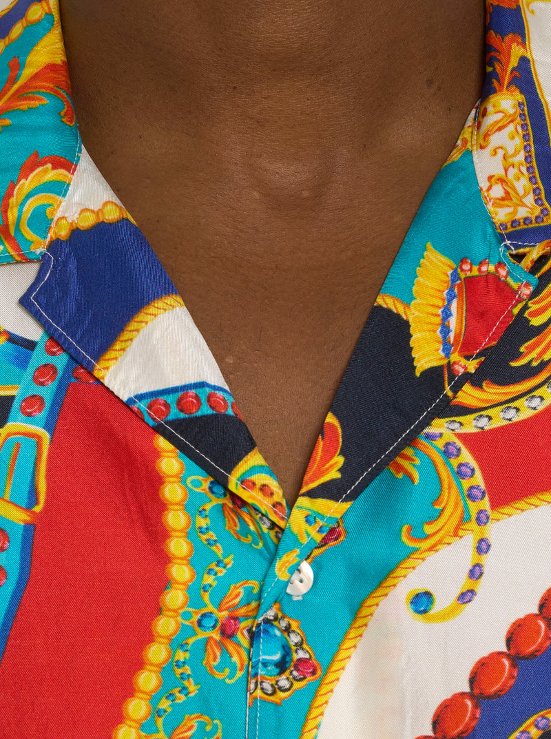 LIMITED EDITION MORE MORE MORE SHORT SLEEVE BUTTON DOWN SHIRT