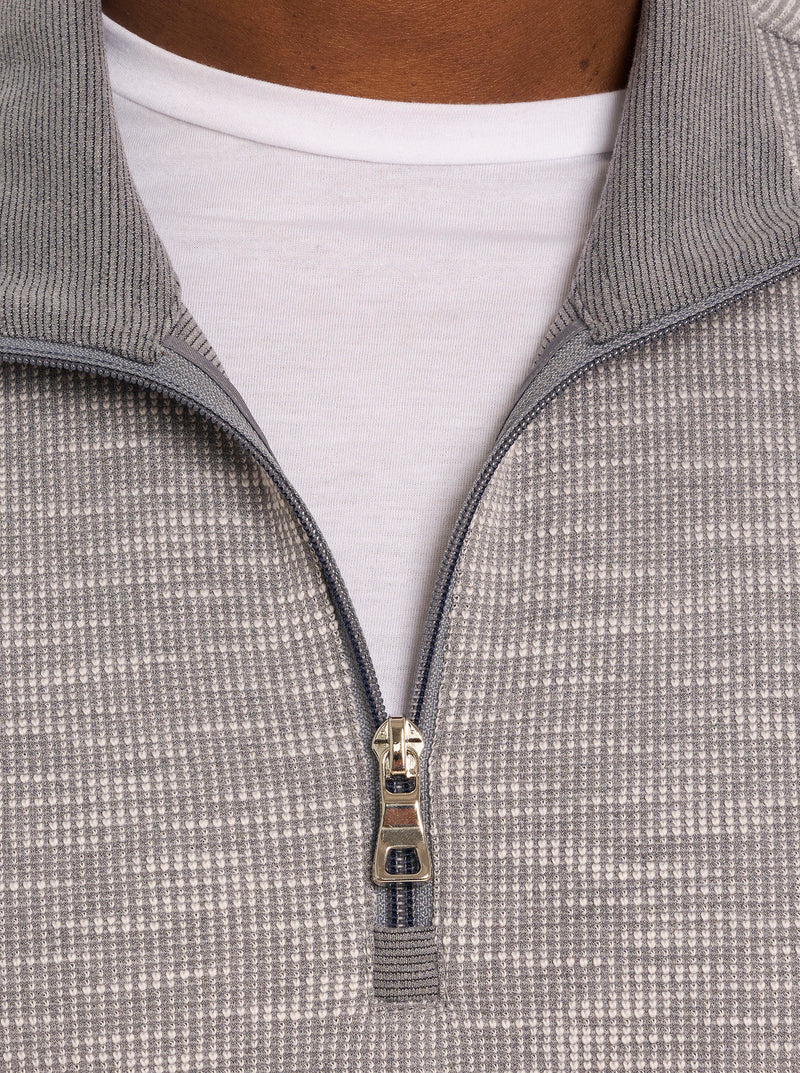 SPEILBERG 1/4 ZIP LONG SLEEVE KNIT