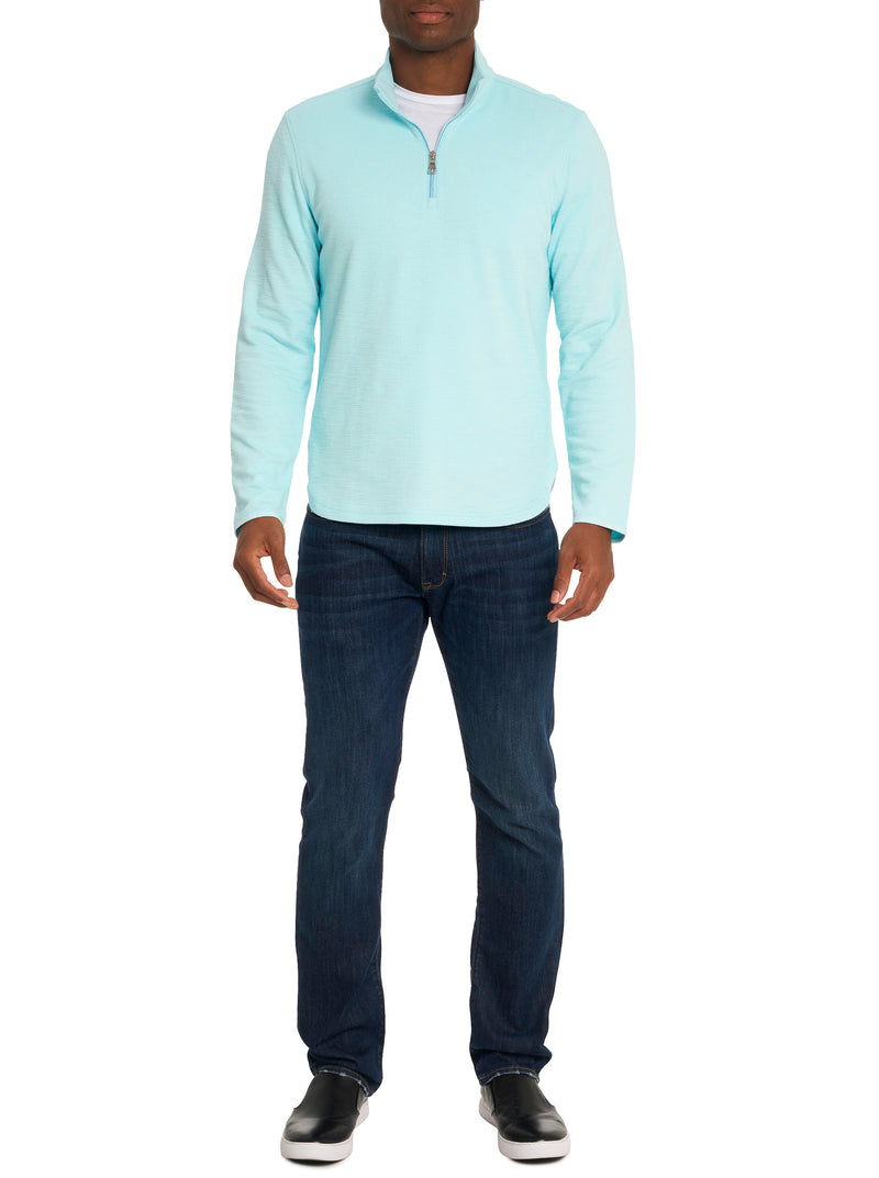 SPEILBERG 1/4 ZIP LONG SLEEVE KNIT