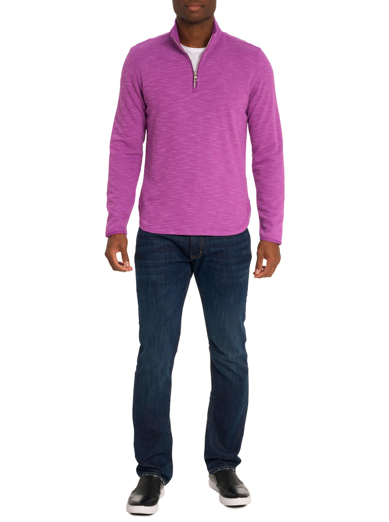 SPEILBERG 1/4 ZIP LONG SLEEVE KNIT