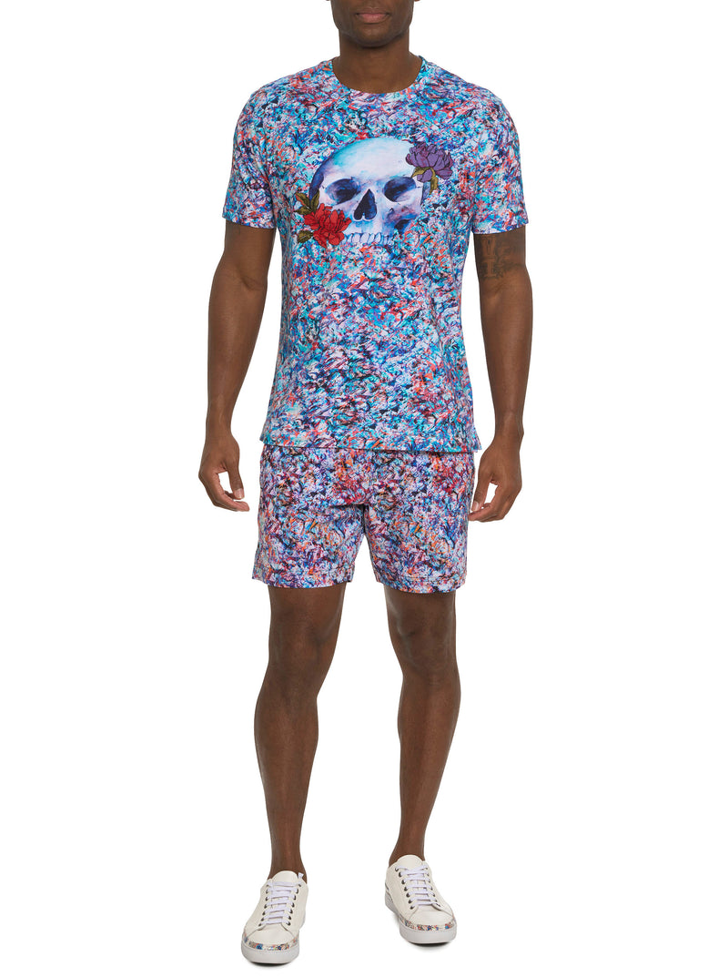 GLASS SKULL GRAPHIC T-SHIRT