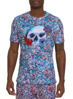GLASS SKULL GRAPHIC T-SHIRT