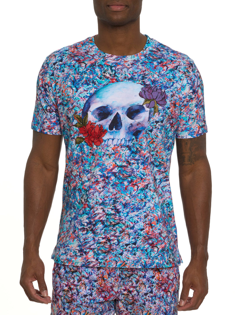 GLASS SKULL GRAPHIC T-SHIRT