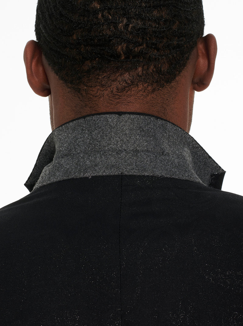 BLACK PAISLEY JACQUARD TUXEDO